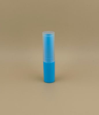 بسته بندی بالسم لب های کوچک آبی با پوشش صاف ریب دار برای رژ لب