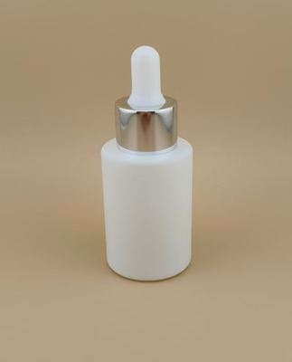 طراحي جديد بطري قطره اي سفيد ماته گرد K-GBL30 براي اسنس