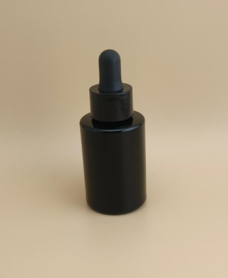 طراحی جدید بطری قطره چکان گرد مشکی صاف K-GBL30 برای اسانس