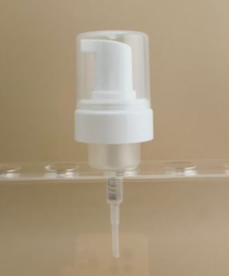 طراحی ظریف پمپ فوم بزرگ پلاستیکی سفید برای بطری های بدن شویی