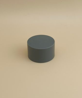 کلاه پلاستیکی خاکستری صاف مات برای بطری های آرایشی