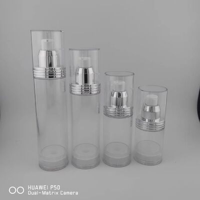 بطری پمپ بدون هوا توزیع کننده آرایشی بهداشتی 30 میلی لیتری 50 میلی لیتری به عنوان ظرف مایع سفری کرم لوسیون