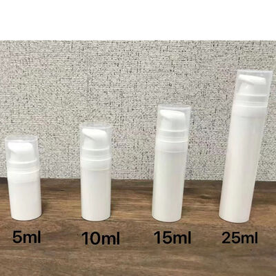 5ml 10ml 15ml 20ml کرم بطری بدون هوا بطری پلاستیکی خالی کرم بطری بدون هوا
