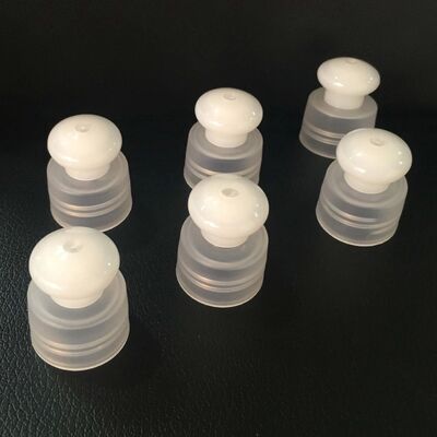 درب بطری پیچ و تابدار رنگی سفارشی 24/410 28/400 درب فشاری بطری