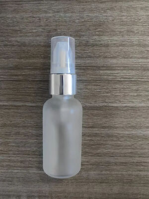 بطری شیشه ای رنگارنگ با پمپ کرم