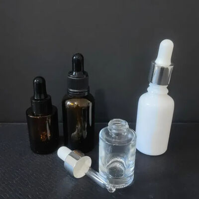 فروش گرم محصول چشم صورت روغن ضروری بسته بندی آرایشی شفاف 15ml 30ml 50ml بطری قطره شیشه مربع صاف