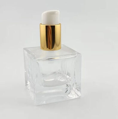 بطری شیشه ای عطر بسته بندی لوازم آرایشی سفارشی با اسپری پمپ