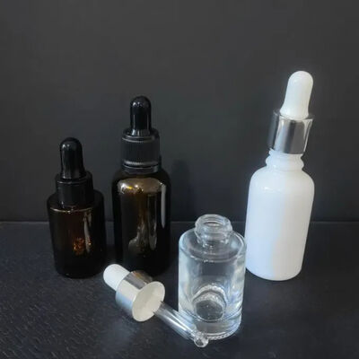 عرضه کننده با کیفیت بالا آمبر واضح بوستون 2 اونس بطری شیشه ای روغن ضروری با قطره 60 میلی لیتر برای سرم