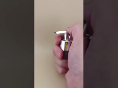 K204-1 پمپ لوشن سیاه و نقره ای قفل چپ راست برای مراقبت از پوست صدور گواهینامه ISO9001/ISO14001