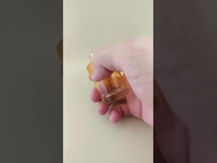 طراحی جدید، تغییر تدریجی، بطری شیشه ای شفاف نارنجی صاف K-GBL30 برای لوسیون خیساندن