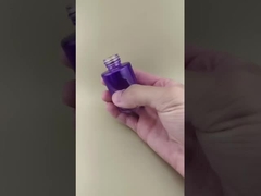 طراحی جدید، تغییر تدریجی، بطری شیشه ای شفاف بنفش، صاف، K-GBL30 برای لوسیون خیساندن