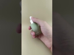 طراحی جدید تغییر تدریجی بطری قطره چکان سبز شیاردار K-GBL30 برای اسانس