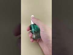 طراحی جدید تغییر تدریجی شفاف آبی فیروزه ای بطری قطره چکان K-GBL30 برای اسانس