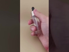 طراحی جدید بطری قطره چکان هرمی منقطع صاف و شفاف برای اسانس