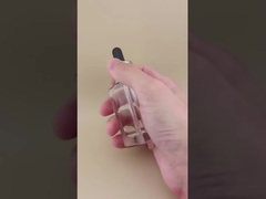 بطری قطره چکان مربعی کوچک، شفاف، صاف و ظریف برای لوسیون