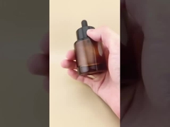 طراحی ظریف، قهوه ای روشن، صاف، قطره چکان گرد برای اسانس