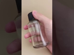 طراحي ظريف بطري شيشه اي صاف و صاف با پوشش خاص براي دارو