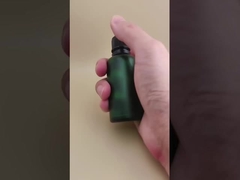 طراحی ظریف قطره چکان سبز تیره شفاف برای اسانس