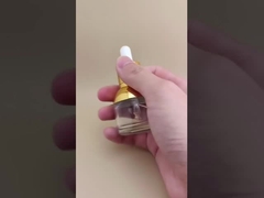 بطری قطره چکان شفاف گرد و زیبا برای اسانس