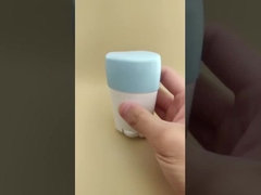 بسته بندی بالم لب سفید بزرگ و صاف با درب آبی 2308 برای رژ لب