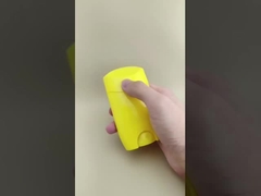 بسته بندی بالم لب زرد بزرگ و صاف 2308 برای رژ لب