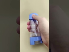 بسته بندی بالم لب شفاف و صاف با درپوش آبی برای رژ لب