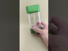 بسته بندی بالم لب شفاف و صاف با درب سبز 2315 برای رژ لب