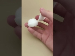 پوشش کروی کوچک پلاستیکی سفید برای بطری های آرایشی