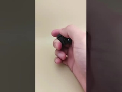 درپوش پلاستیکی مشکی گرد و صاف برای بطری های آرایشی