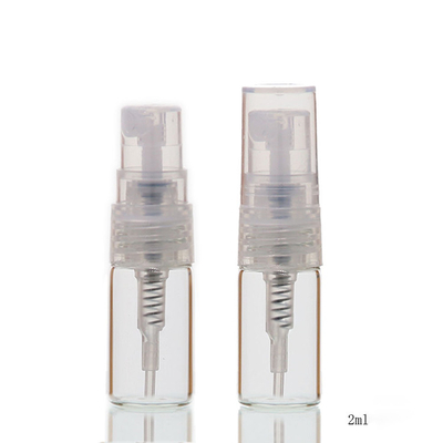 شیشه عطر اندازه نمونه پلاستیکی یکبار مصرف، بطری عطر کوتاه K1209 غیر سمی