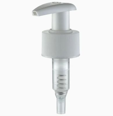 پمپ لوسیون PP با بسته شدن شیاردار ظریف، سر زین، پلاستیک، پمپ لوسیون قفل پیچی