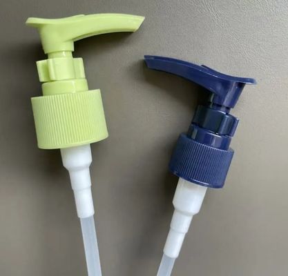 پمپ لوشن مرسوم سبز مواد PP با قفل کلیپ برای لوشن مراقبت از پوست صابون مایع