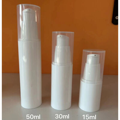 15ml 30ml 40ml 50ml بطری بی هوا برای لوازم آرایشی کرم بدن بطری پمپ بی هوا