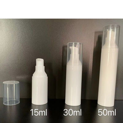 15ml 30ml 40ml 50ml بطری بی هوا برای لوازم آرایشی کرم بدن بطری پمپ بی هوا