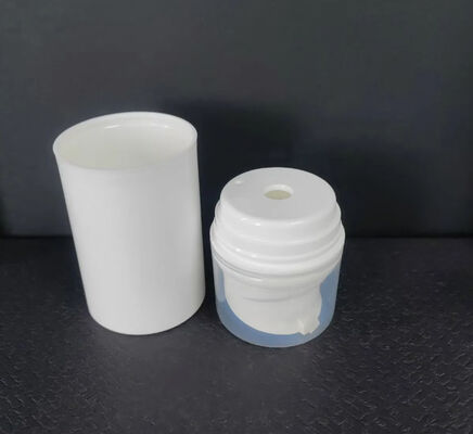 بطری شیشه ای گرد با پمپ لوشن اسپری کرم بطری پلاستیکی شیشه ای با پمپ