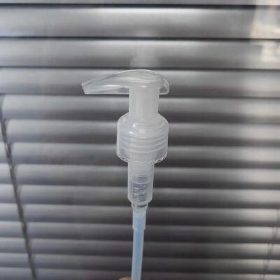 سر پمپ 2cc Dispenser Lotion پمپ 28/410 نقره درخشان فلزی شده