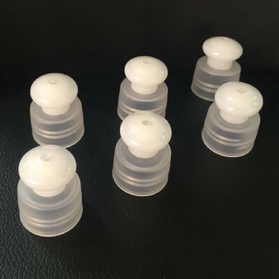 درب بطری پیچ و تابدار رنگی سفارشی 24/410 28/400 درب فشاری بطری