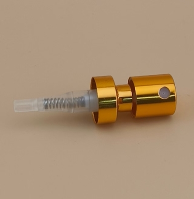 اسپری فشرده‌ساز آلومینیومی قهوه‌ای دکمه‌دار با محفظه بزرگ K402-1 برای عطر