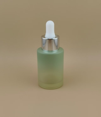 طراحی جدید تغییر تدریجی شفاف ماتچا سبز مات قطره چکان گرد K-GBL30 برای اسانس