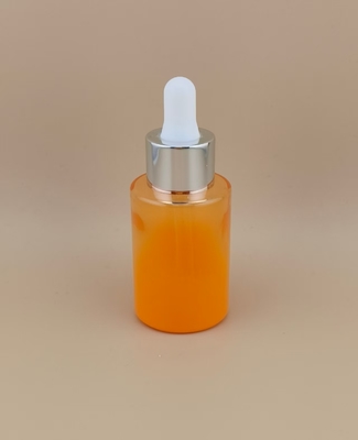 طراحي جديد شفاف تغییر تدريجي نارنجي خوشگل دور بطری قطره کش K-GBL30 برای جوهر