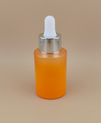 بطری قطره چکان گرد مات نارنجی با تغییر تدریجی K-GBL30 برای اسانس