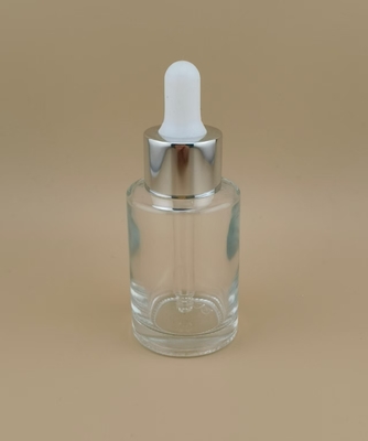 بطری قطره چکان شیشه ای K-GBL30 شفاف صاف برای استفاده دقیق از اسانس