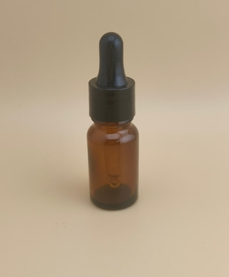 طراحی ظریف مینی شفاف قهوه ای صاف قطره چکان گرد برای مراقبت از پوست