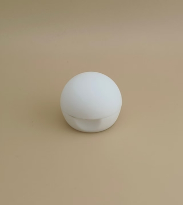 درب کروی مات کوچک پلاستیکی سفید صاف برای بطری های آرایشی