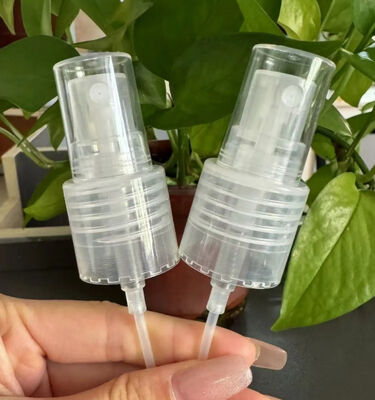 پلاستیک 18/20/24/28mm پفشنده دود بالا لوله DIP بلند 410 اندازه گردن برای بطری های آرایشی مایع برای استفاده صنعتی شیمیایی